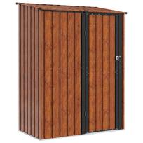 vidaXL Sodo pašiūrės Ruda 153,5 x 86 x 200 cm Metalas