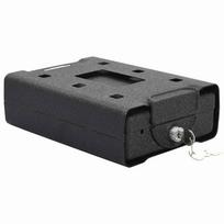 vidaXL Automobilio Seifas su užraktu Juoda 22 x 16 x 7 cm Plienas