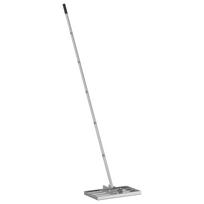 vidaXL Sodo lygiavimo grėblys Sidabro 45 x 25 x 200 cm