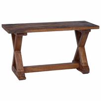vidaXL suoliukas Natūrali 85 x 35 x 46 cm Perdirbtos medienos masyvas
