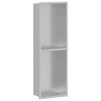 vidaXL Dušo niša Sidabrinė 60 x 20 x 9,5 cm Nerūdijantis plienas