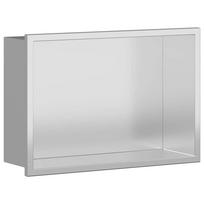 vidaXL Dušo niša Sidabrinė 30 x 20 x 9,5 cm Nerūdijantis plienas