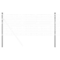 vidaXL Tvorelės stulpas 12 vnt. Sidabrinė 100 cm