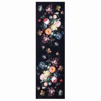 vidaXL Virtuvės kilimas Juoda 300 x 60 cm Aksomas