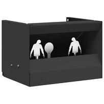 vidaXL Šoviniai gaudyklių dėžė Juoda 29 x 22 x 20 cm Plienas