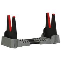 vidaXL Šaudymo atrama Reguliuojamas Pilka 46 x 14 x 19,5 cm Plastmasė