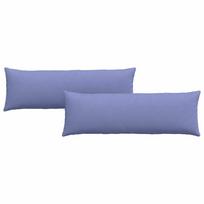 vidaXL Sofa Pagalvės 2 vnt. audinys Džinsinės mėlynos 120 x 40 cm