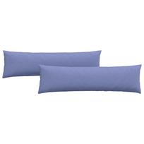 vidaXL Sofa Pagalvės 2 vnt. audinys Džinsinės mėlynos 145 x 40 cm