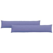 vidaXL Sofa Pagalvės 2 vnt. audinys Džinsinės mėlynos 200 x 40 cm