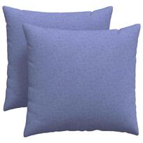 vidaXL Sofa Pagalvės 2 vnt. audinys Džinsinės mėlynos 45 x 45 cm