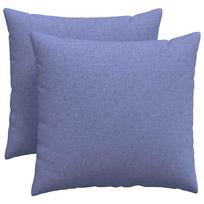 vidaXL Sofa Pagalvės 2 vnt. audinys Džinsinės mėlynos 50 x 50 cm