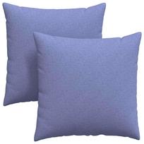 vidaXL Sofa Pagalvės 2 vnt. audinys Džinsinės mėlynos 80 x 80 cm