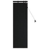 vidaXL Venecijos žaliuzės Juoda 40 x 130 cm 35 mm