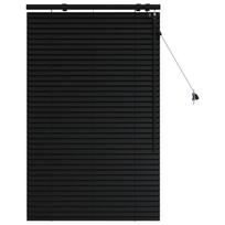 vidaXL Venecijos žaliuzės Juoda 95 x 130 cm 35 mm