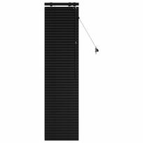 vidaXL Venecijos žaliuzės Juoda 45 x 160 cm 35 mm