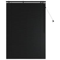 vidaXL Venecijos žaliuzės Juoda 115 x 160 cm 35 mm