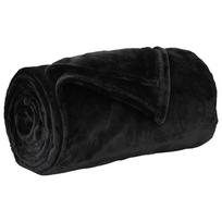 vidaXL Antklodė Juoda 240 x 220 cm 1,37 kg Flysas
