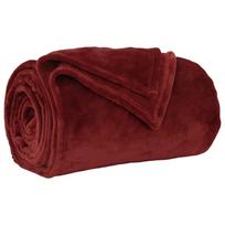 vidaXL Antklodė Bordo raudona 240 x 220 cm 1,37 kg Flysas