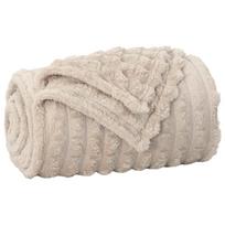 vidaXL Antklodė Smėlio 150 x 130 cm 0,45 kg Flysas