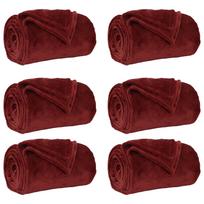 vidaXL Mesti antklodės 6 vnt. Bordo raudona 240 x 270 cm 10.11 kg