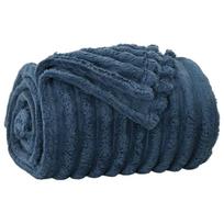 vidaXL Antklodė Jūrinė mėlyna 150 x 130 cm 0,45 kg Flysas