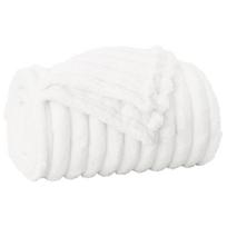 vidaXL Antklodė Balta 150 x 130 cm 0,45 kg Flysas