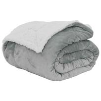 vidaXL Antklodė Pilka 240 x 220 cm 2,67 kg Flysas