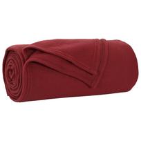 vidaXL Antklodė Bordo raudona 200 x 150 cm 0,45 kg Flysas
