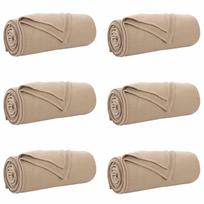 vidaXL Mesti antklodės 6 vnt. Kupranugario 270 x 240 cm 5.08 kg Flysas