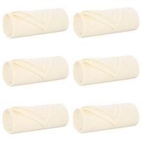 vidaXL Mesti antklodės 6 vnt. Kreminė 200 x 150 cm 2.61 kg Flysas