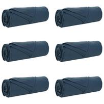 vidaXL Mesti antklodės 6 vnt. Jūrinė mėlyna 210 x 140 cm 2.44 kg