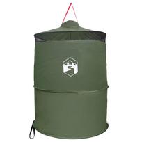 vidaXL Pop-up tualeto palapinė su kabinimo virve Žalia 97 x 131 cm