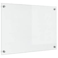 vidaXL Virtuvės atbraila Skaidrus 70 x 50 cm grūdintas stiklas