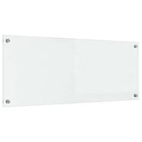 vidaXL Virtuvės atbraila Skaidrus 100 x 40 cm grūdintas stiklas