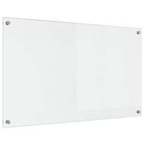 vidaXL Virtuvės atbraila Skaidrus 100 x 60 cm grūdintas stiklas