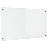 vidaXL Virtuvės atbraila Skaidrus 90 x 50 cm grūdintas stiklas