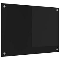 vidaXL Virtuvės atbraila Juoda 70 x 50 cm grūdintas stiklas