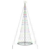 vidaXL LED Kalėdų medis Įvairiaspalvis 400 cm metalas