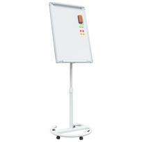 vidaXL Magnetinė lenta su ratu Pilka ir balta 62 x 62,5 x 197 cm EPS