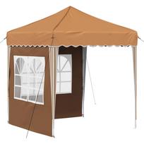 vidaXL Pop-up šventinis palapinė 195 x 195 x 245 cm Smėlio