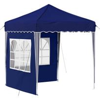 vidaXL Pop-up šventinis palapinė 195 x 195 x 245 cm Mėlyna