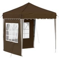 vidaXL Pop-up šventinis palapinė 195 x 195 x 245 cm Ruda