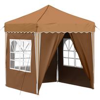vidaXL Pop-up šventinis palapinė 195 x 195 x 245 cm Smėlio