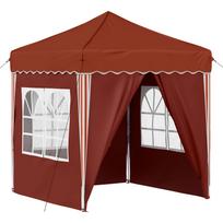 vidaXL Pop-up šventinis palapinė 195 x 195 x 245 cm Terakotos