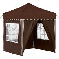 vidaXL Pop-up šventinis palapinė 195 x 195 x 245 cm Ruda