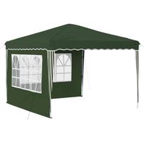 vidaXL Pop-up šventinis palapinė 288 x 288 x 245 cm Žalia