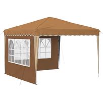 vidaXL Pop-up šventinis palapinė 288 x 288 x 245 cm Smėlio