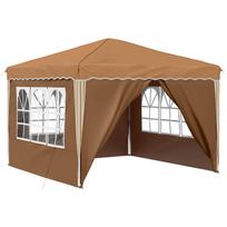 vidaXL Pop-up šventinis palapinė 288 x 288 x 245 cm Smėlio