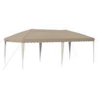 vidaXL Pop-up šventinis palapinė 575 x 290 x 245 cm Kreminė