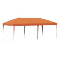 vidaXL Pop-up šventinis palapinė 575 x 290 x 245 cm Oranžinė